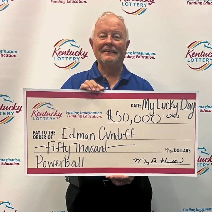 Louisville man wins $50,000 Kentucky Lottery prize after playing for 30 years